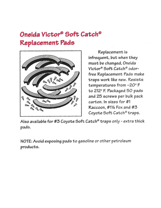 Oneida Victor® Soft Catch® Replacement Pads